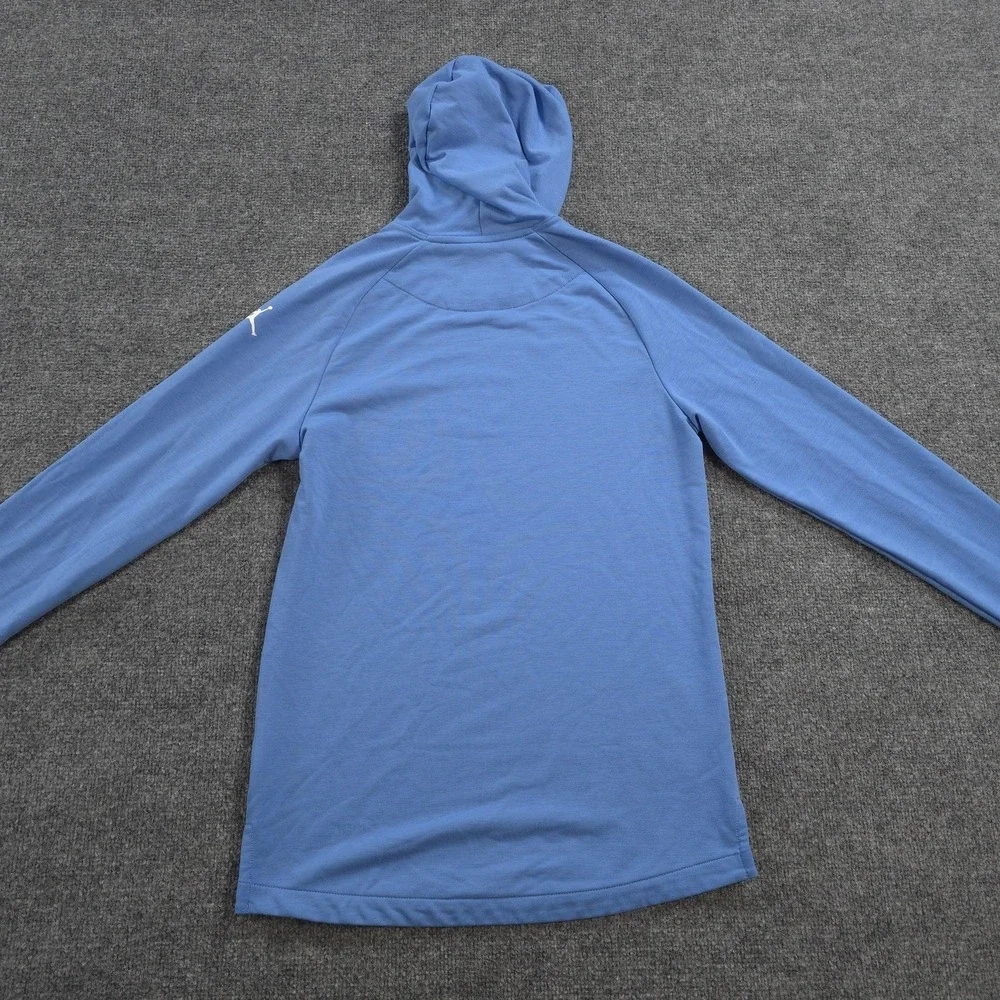North Carolina Tar Heels Hoodie Mens M Blue NCAA Basketball Jordan Dri Fit